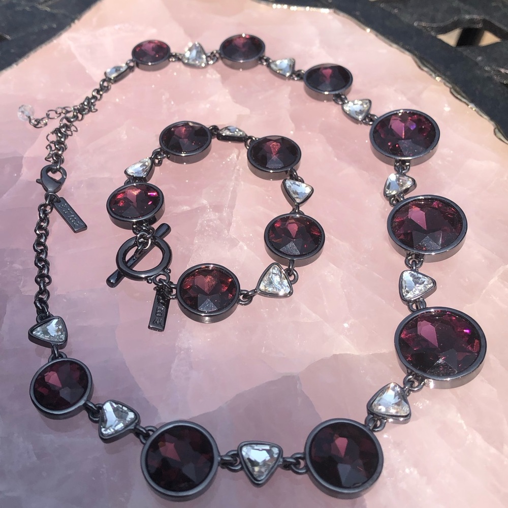 Elegant Purple Jewelry Set